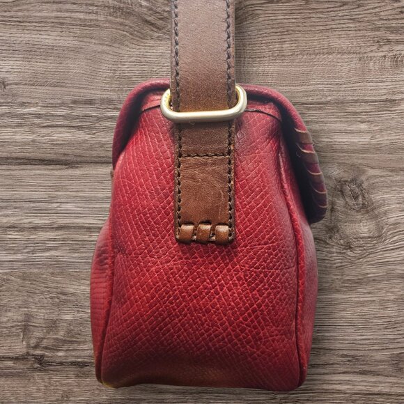 Fendi Vintage Two Way Deep Burgundy Leather - Slider Strap Includes COA 1970s - Picture 2 of 16